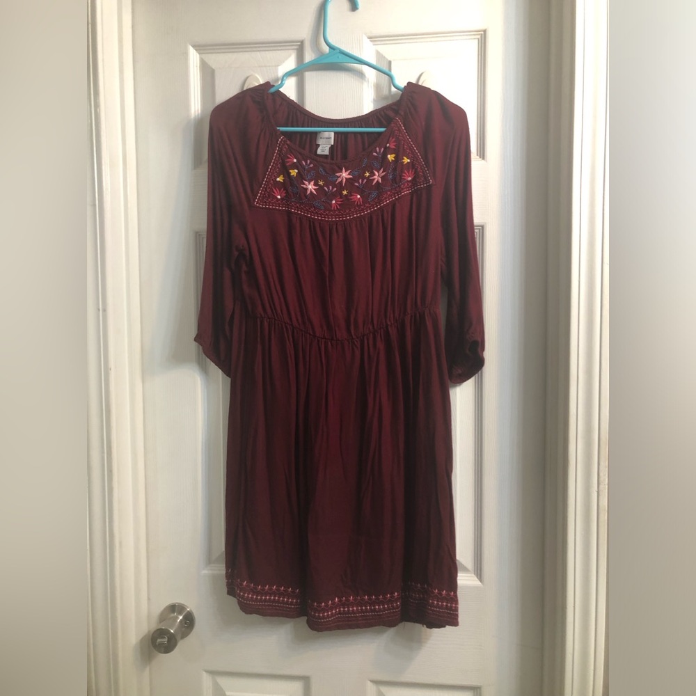 Maroon Girls Dress